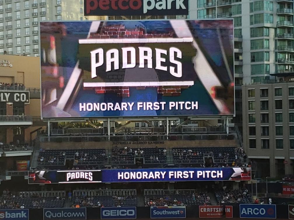 Thinkabit Lab (@thinkabit_lab) on Twitter photo Qcamper Delaney got to throw out the honorary first pitch at tonight's <a href="/SDPadres/">San Diego Padres</a> game! Way to go Delaney! Qcamper Delaney got to throw out the honorary first pitch at tonight's <a href="/SDPadres/">San Diego Padres</a> game! Way to go Delaney!