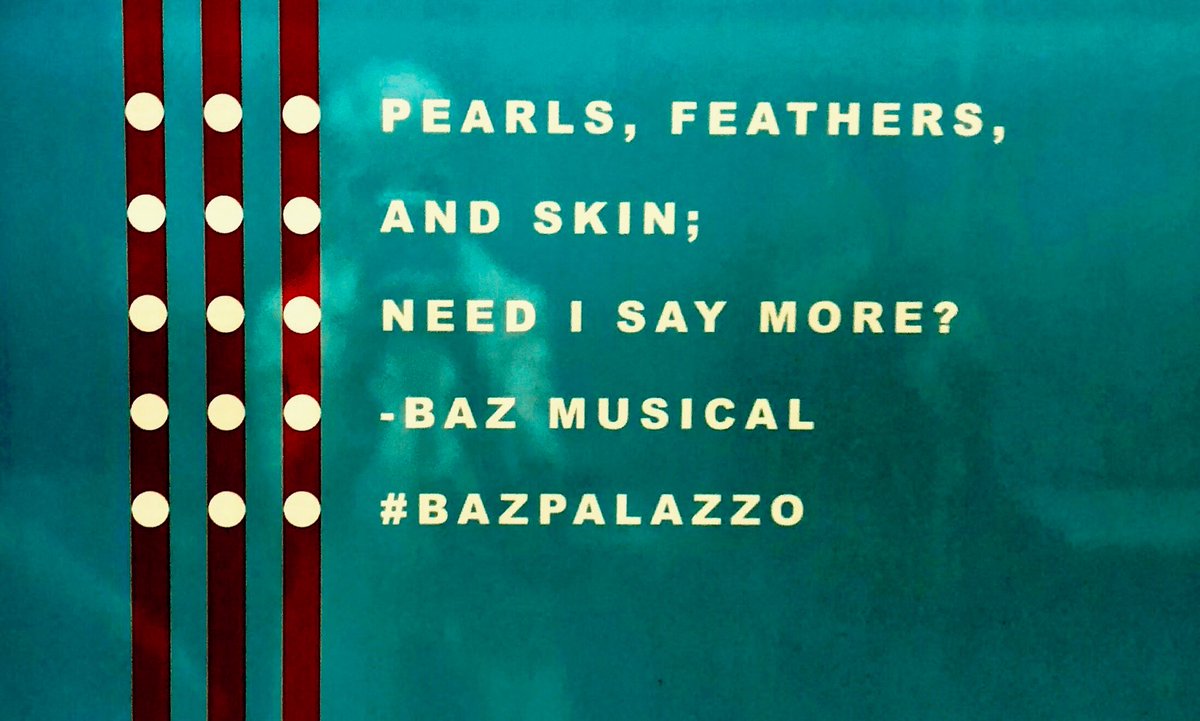 _CameroneParker's tweet image. 🎥#ClickFlash
#WordsOfWisdom from 
#LasVegas #ThePalazzo 
Pearls, Feathers and Skin: Need I say More? #LoveIt #AllThingsFabulous #BazPalazzo #BAZMusical #ThatsMe #JustAsk