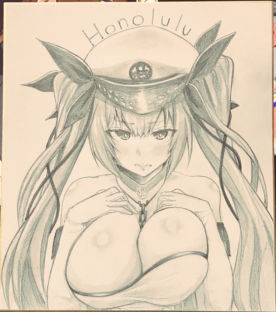 #アナログ絵を流してアナログ民を増やそう
アズレンの色紙とかスケブとか。
イベントではアナログもこんな感じで描いてるよ。 