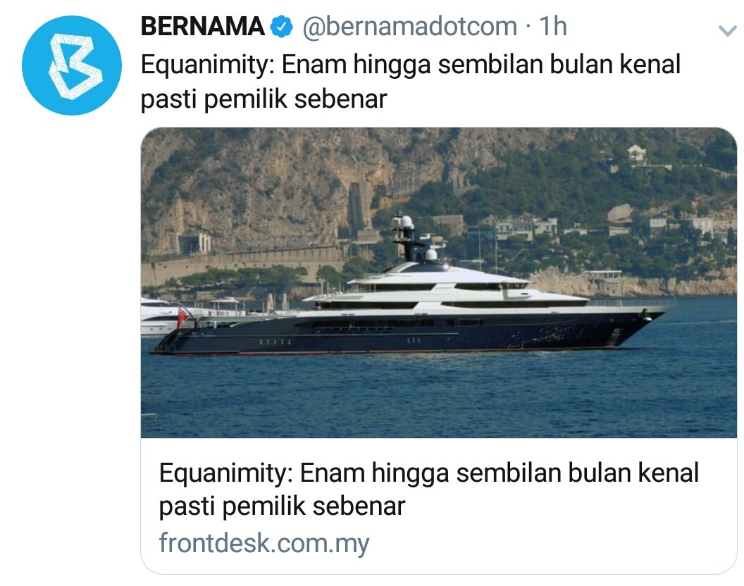 Kapal kebanggaan PH yg blm tahu siapa pemiliknya dh smpai.Makin hr makin dramatik, klh drama Husna Tv3.Tapi janji janji 100 hi masih belum tunai.PTPTN blm mansuh, gaji minimum RM1500 bila?KWSP suri rumah xtahu apa cerita,harga Minyak masih xturun.Manifesto bkn Kitab suci katanya.