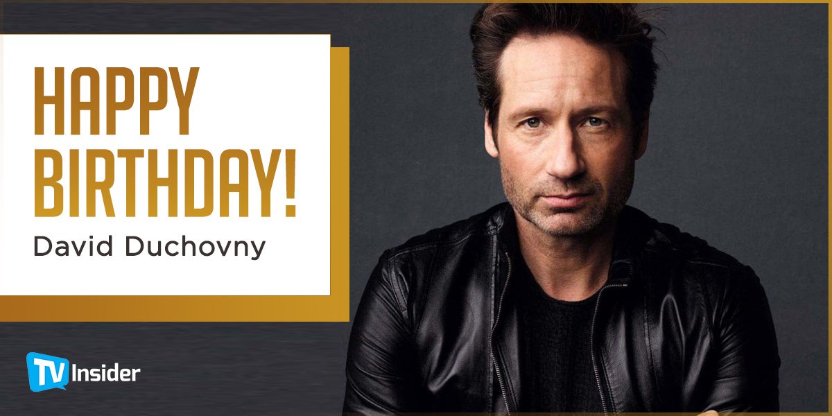 Mulder has reason to celebrate today. Happy birthday, David Duchovny. 