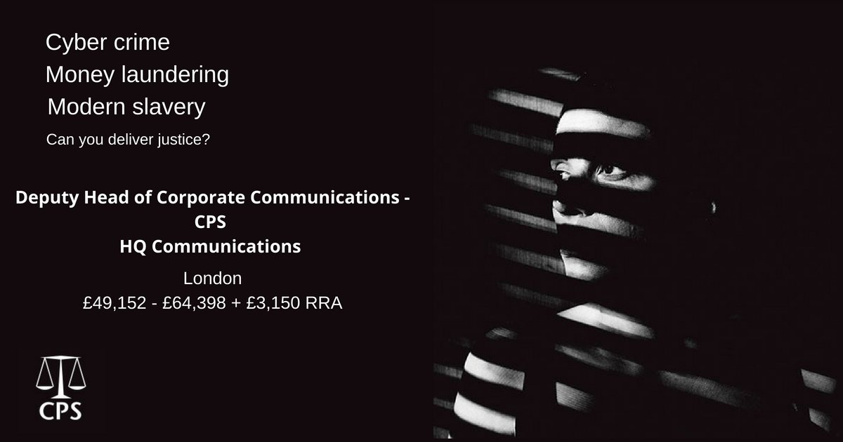 CPSCareers's tweet photo. Are you a Communications Professional looking for a new role? Apply now for our Deputy Head of Corporate Communications vacancy at https://t.co/5NFoV6oYgD #London #commsroles https://t.co/3hQ3uNZk6D