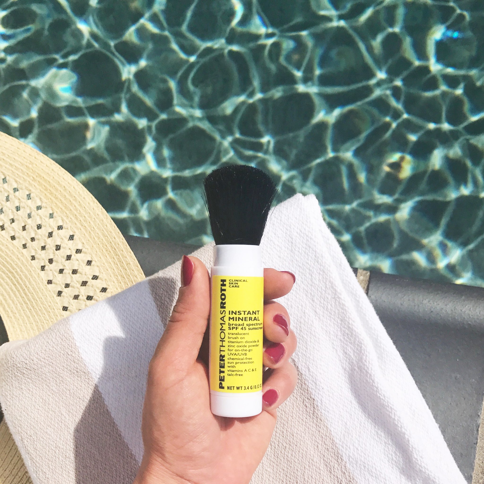 instant mineral broad spectrum spf 45 sunscreen