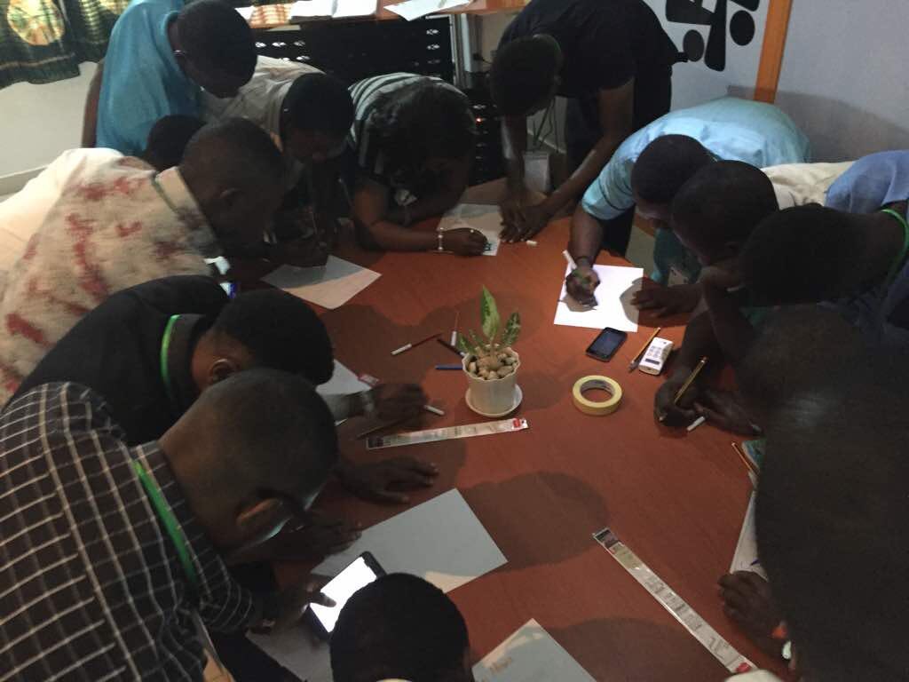 AgriTechWeHub's tweet photo. "It's not enough to be busy, so are the ants. The question is, what are we busy about? Our #entrepreneurs are working on #SettingVision for their #startup and engaging in a team-building workshop. @__lawal @oluozone @Olorunfemiii #wennovationfcmbinnovation2018
#agritech2018 https://t.co/pxWrgIwzW1