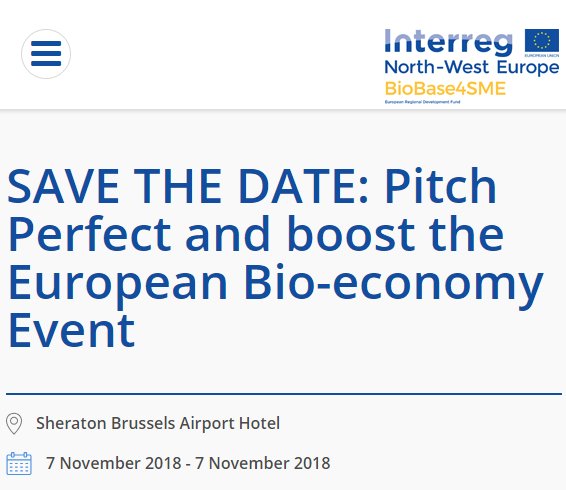 BioBase4SME's tweet photo. Machen Sie ihren Pitch auf unserer Netzwerkveranstaltung!
Brüssel, 7. November 2018
https://t.co/ICh0R18d7z
#bioökonomie #biowirtschaft #biobasiert https://t.co/QtrLMoy3XA