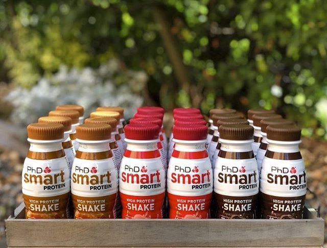 PostedProtein's tweet image. NEW: PhD – Smart Shakes! 🍫🍯🍓

💥 3 Delicious Flavours • Low Sugar • High Protein • Ready To Drink 💥

Available as Singles, Crates and to Pick &amp;amp; Mix your own bundle of 8! 🍫🍯🍓

#PerformSmart #TeamPP #SmartShake

( 📸 @PhDNutritionUK )