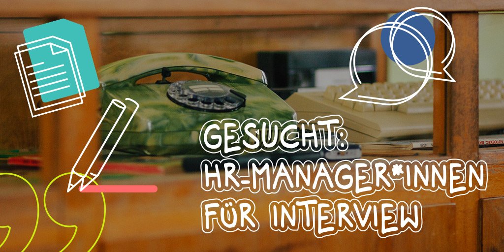 qundg's tweet photo. HR-Manager*innen, wir haben da eine Produktidee für euch! Deshalb suchen wir Interview-Partner*innen für ein Telefon-Interview! Zwanzig Minuten deiner Zeit helfen uns sehr und ein Dankeschön gibt es auch. Melde dich jetzt bei anna.groos@qundg.de mit deinen Terminvorschlägen! https://t.co/uyTvk5MMkv