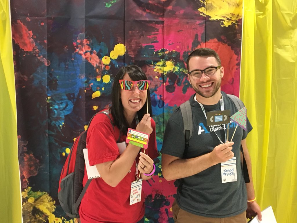 SMcKinney21's tweet photo. Ready for a day of fun &amp; learning at #ASD1 #EdTech Summit! #a1techsplat @edtechteam @guntk @TerryMcAuliffe @KHearne https://t.co/IPeg18A2a4