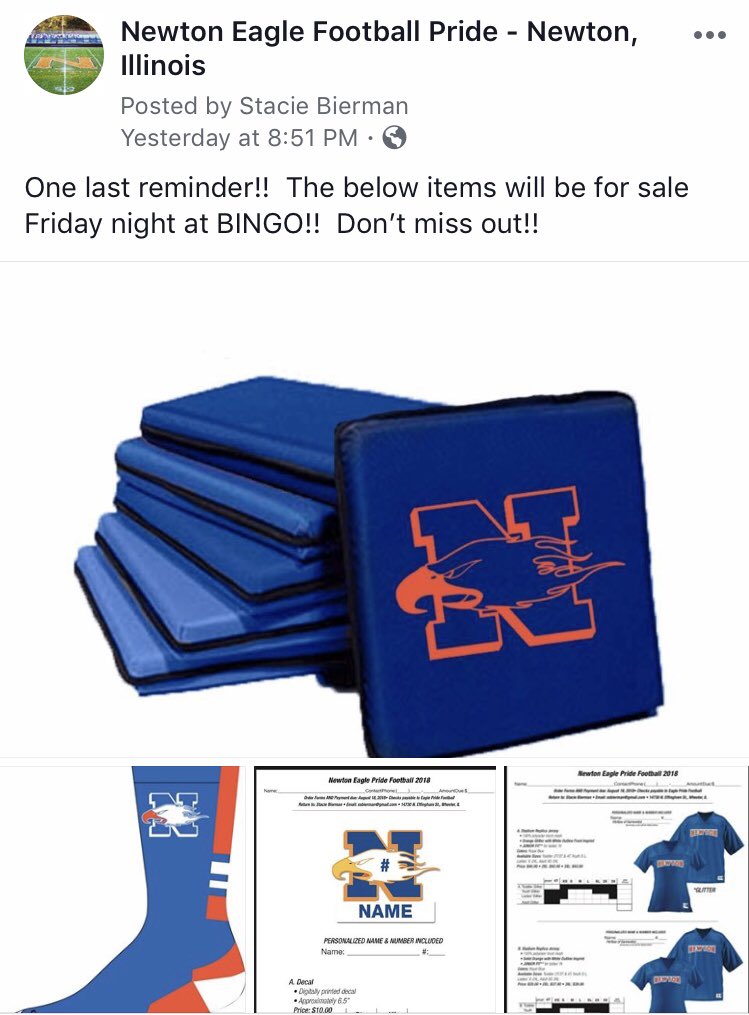 zuberbrown76's tweet photo. Items for sale at Bingo this Friday 
#GoEagles https://t.co/Scpqvl3872