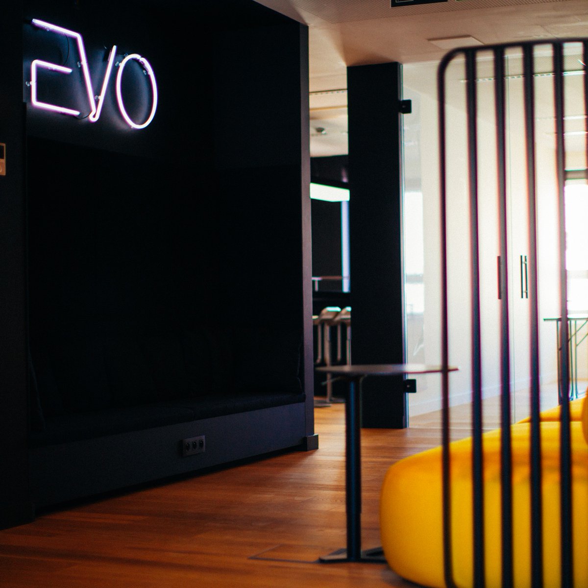 EVOGroup_BE's tweet photo. Aren't our new galactic lockers looking mighty fine? 😍 Because every EVOnaut deserves their own personalised spaceship! 🚀 Thanks to our amazing Creative Designer for creating and developing this kick-ass concept. 👌 #officedesign #lockers #EVOGroup https://t.co/ZyFKtvboIW