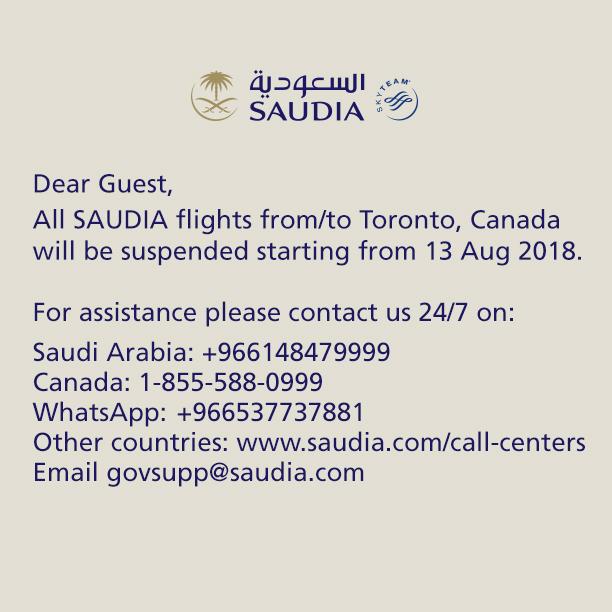 Saudi Airlines Customer Service Email