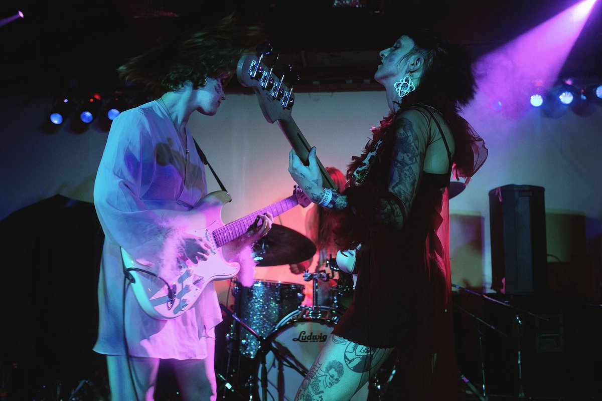 SheShredsMedia's tweet photo. If you don't know about @sledisland, it's an indie music festival in Calgary dedicated to include underrepresented voices and strives to make safer spaces. Their lineups are pretty rad too. Check out our latest feature! https://t.co/lWhTq8aOwJ https://t.co/z7Q7Mwn368