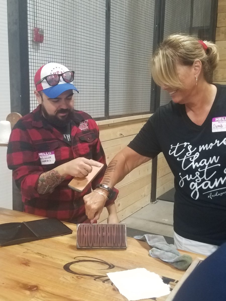dianepeterson01's tweet photo. Wham! Lower School team event was full of action! Debbie and Linda, aka, "Lumberlords" of the group πβ π #dallasaxethrowing #EaglesHonk #geeseformation #inittogether https://t.co/4Zfobo9JDd