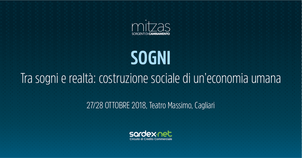 Sardexnet's tweet photo. 🏃♀️ Bloccate le agende!
🗓️27-28 ottobre
📍#TeatroMassimo di #Cagliari
#Mitzas, il Festival di #Sardex, torna nella sua 5° edizione!
Vi aspettiamo numerosi, insieme ai vostri #Sogni su un'#economia umana.
Presto il programma⏳ https://t.co/COmxWJVNtP