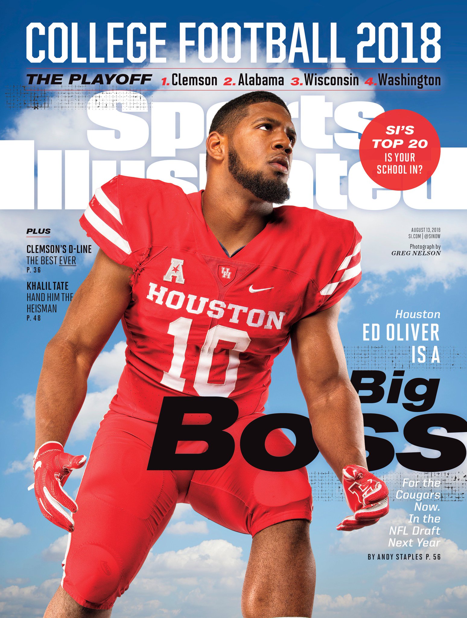 Sports Illustrated on Twitter: "Ed Oliver is the best ...