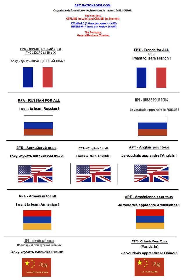 SNationsorg's tweet image. Hello, everyone.

The Nationsorg International Association offers Russian courses.

Don't wait and register now on our website (PC ONLY) abc.nationsorg.com

For any questions please contact us by email: Study@Nationsorg.Com

Thanks,

See you soon!

Nationsorg team