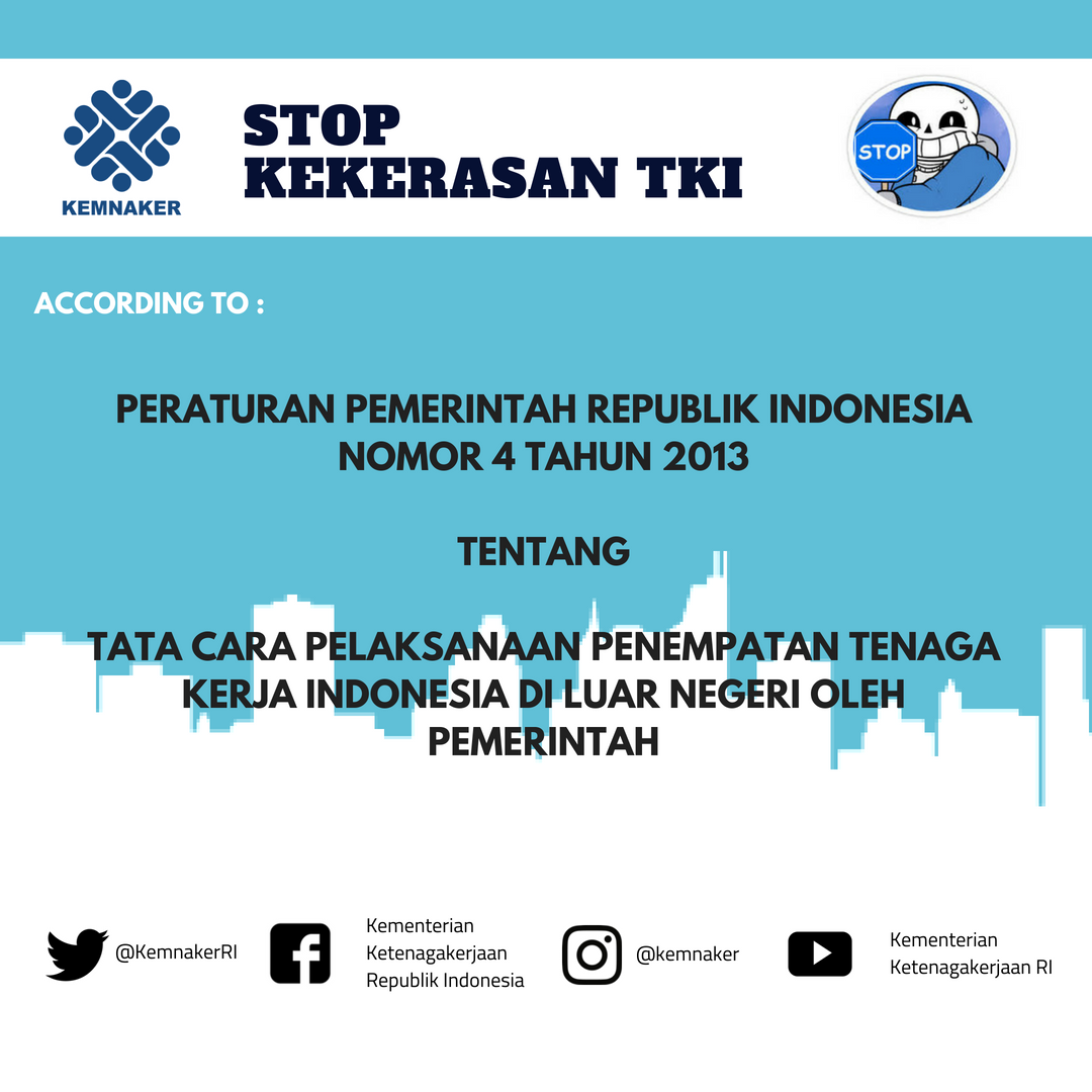 polteknaker's tweet photo. #TKIIndonesia
#Kekerasan #SayNoToKekerasan
#StopKekerasanTKI #LindungiTKI
#SAVETKI #TKIbukanbudak
#HargaiTKI #PROGRAMDESMIGRATIF https://t.co/6hVApIfXeF