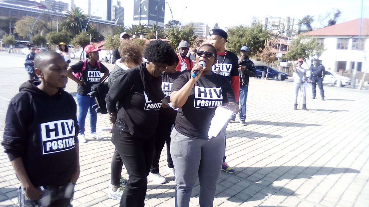 PlhivSector's tweet photo. People living with HIV SECTOR support TAC march @TAC @PositiveWN @CsfSanac @SA_AIDSCOUNCIL @eNCA @UNAIDS_ZAR @AfroVoiceNews @YawaAnele @Napwasa https://t.co/ufANnyVFJf