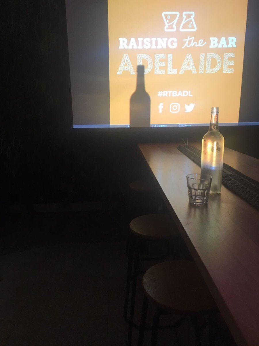 RTBEvent's tweet image. 10 minutes until the start of #RTBADL! We are ready at the Britannia Hotel for @UniversitySA Prof. Peter Majewski’s talk on the The Beginning of the Adelaide Hills!