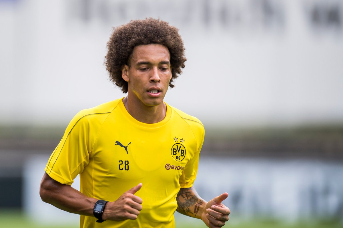 Axel Witsel Dortmund : Axel Witsel takes Dortmund training ...