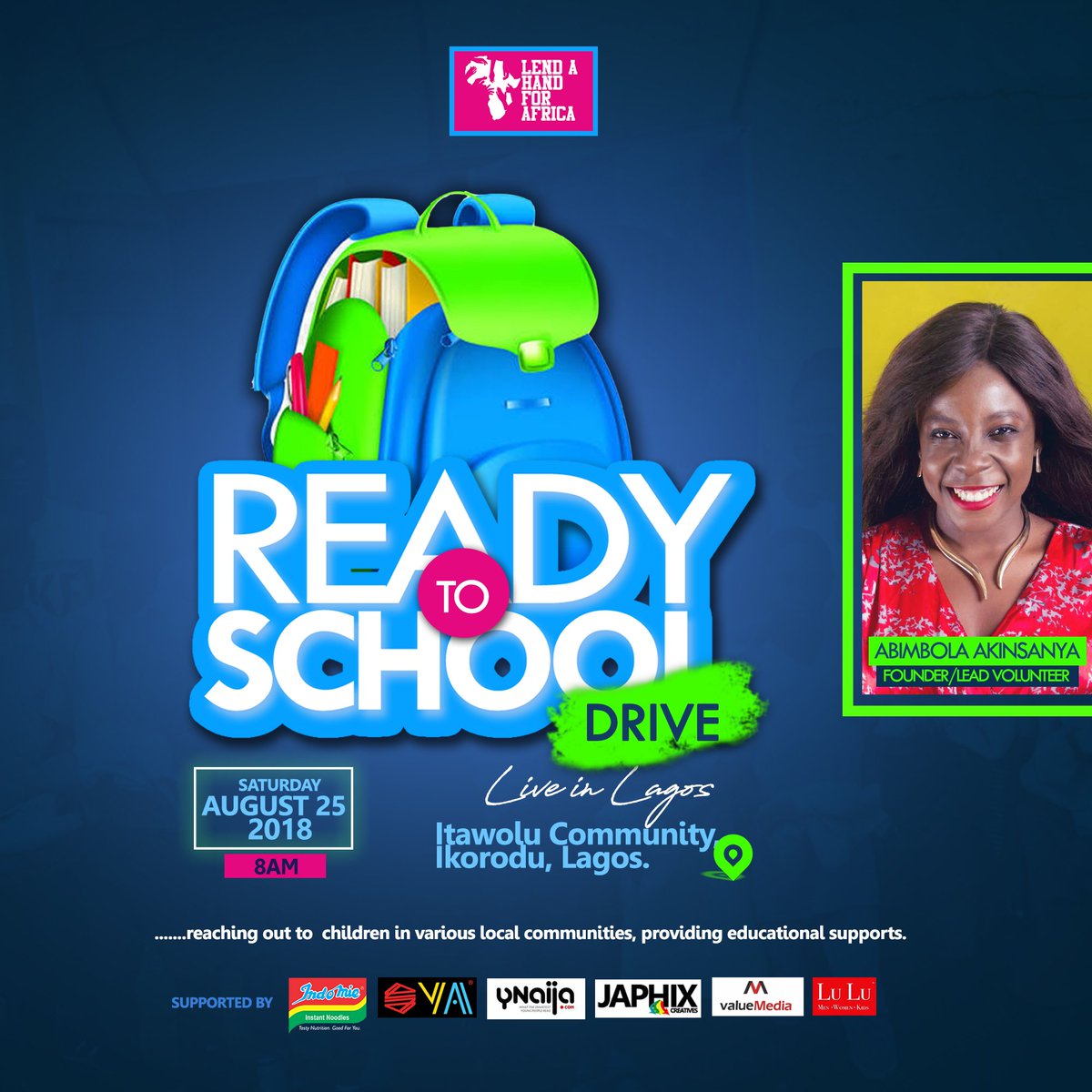 bimboakinsanya's tweet image. I am very excited about this event. As it would give over 200 children access to #learningkits as we prepare them for #school. It would also help them interact with indiviuals who can mentor some of them. #Sdgs #Ngos