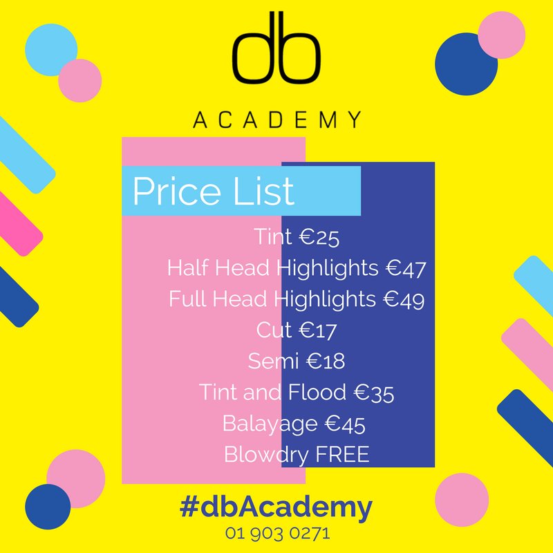 Check out our Academy for unbeatable prices with first class services and results! #dublinsalon #hairtransformation