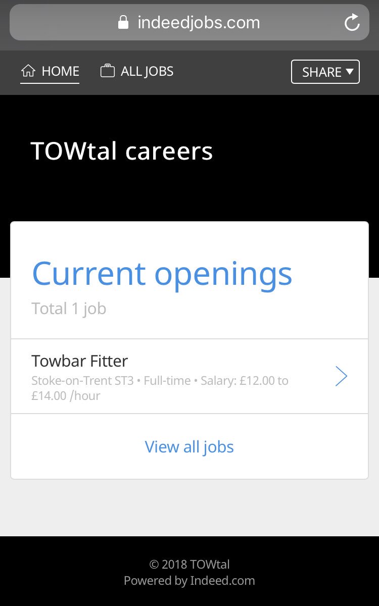 towtal's tweet photo. Give us a call on 01782 333422 or drop a CV to info@TOWtal.co.uk to discuss this position 
.
.
#motorhome #motorhomes #camper #campervan #motorhometowbar #towbar #towbars #tow #bars #towing #towcar #aframe #towtal #a-frame #scootrack #scooterrack #level #levelling #cartowbar #car https://t.co/TES0OIFDv0