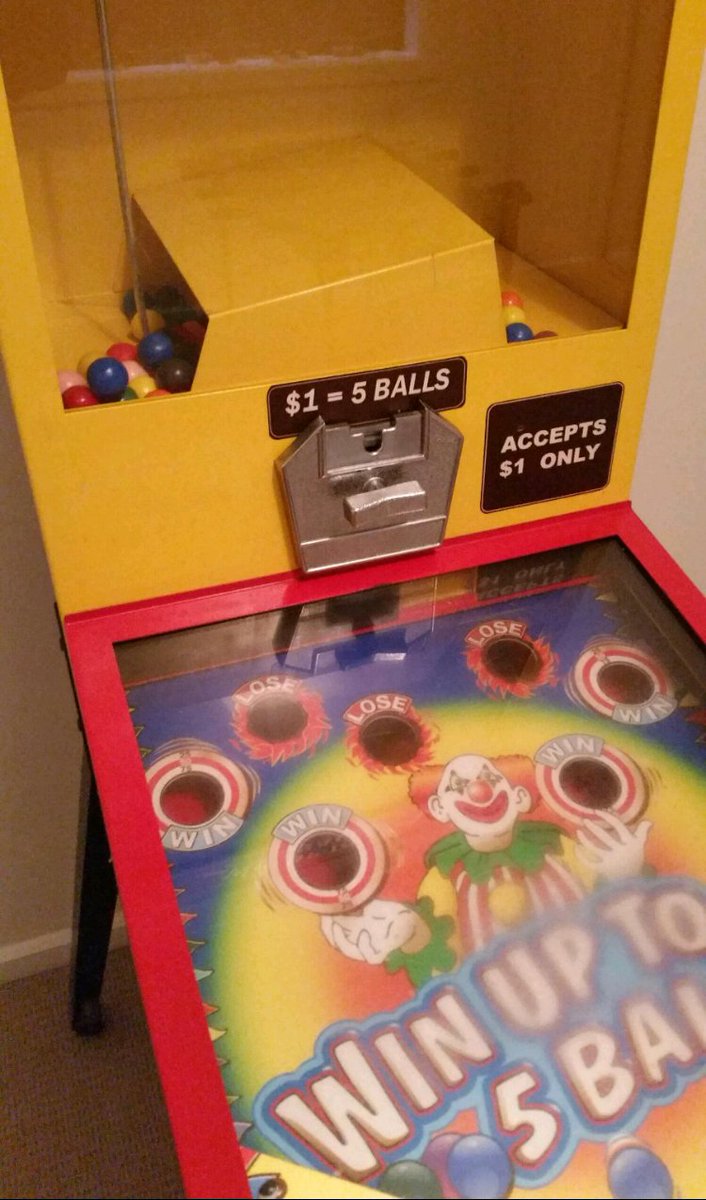 pinballpress's tweet image. Gumball pinball! 😱
#Pinball