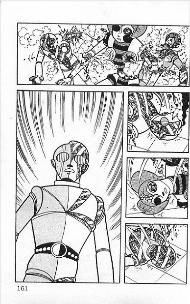 雪丸 ゴッドマーズよりも原作に遠い選手権 人造人間キカイダー も原作版とテレビ版は敵を倒した事は共通しているが 違いは不完全な良心回路のままダークを壊滅したテレビ版と 服従回路 ｲｪｯｻｰ を埋め込まれてキカイダー兄弟達やハカイダーを容赦なく倒した