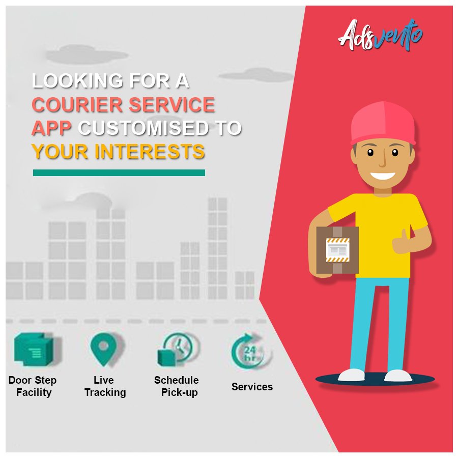 AdsVento's tweet photo. Looking for a Courier Service App? Hire our Mobile App Developers. #Adsvento, Mobility Solutions &amp; Enterprise Solutions Mobile App Development Company, 

#appdevelopment #webdevelopment #mobileappdevelopment #androidapplicationdevelopment #reactnative #nodejs #angularjs #reactjs https://t.co/nDLIBIV24L