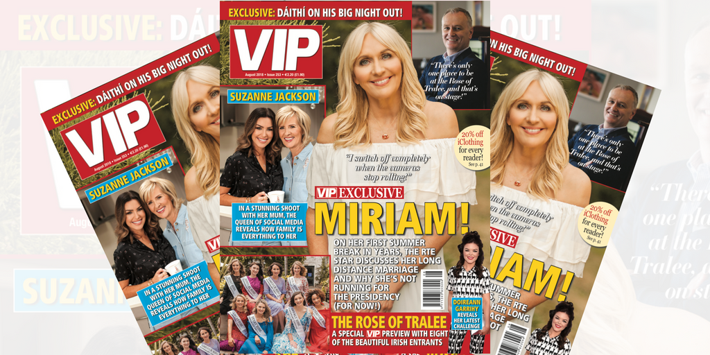 VIPmagaz's tweet image. Our August issue is here! 😍

We have exclusive interviews with @MiriamOCal, @SoSueMe_ie and so much more! Our newly redesigned fashion and beauty pages have a modern look and are jam-packed with all the content you love from #VIPMagazine!