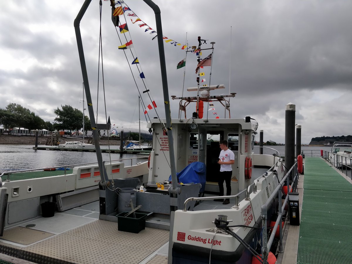 SarahJayneGore's tweet photo. Everythings all ready for day 2 at the @CU_EARTH Guiding Light exhibit at #Eisteddfod2018 Just need some passengers on board now! #ScienceOfTheSea #GwyddoniaethYMôr https://t.co/5aeWc0Atxx