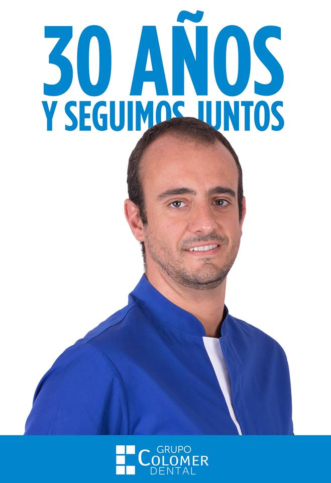 Nuestros #doctores de #ColomerDental en #Barbate, Vicente Colomer Azagra es Licenciado en Odontología y Técnico Superior en Higiene Bucodental