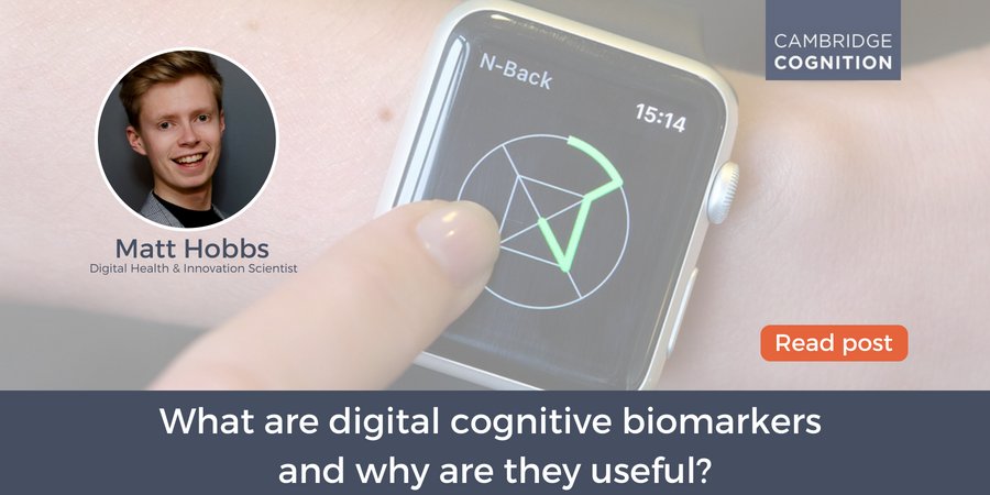 CANTABconnect's tweet photo. Digital cognitive #biomarkers have recently gained traction as objective and valuable means of studying complex psychiatric disorders. 

Read the latest from #DigitalHealth &amp; #Innovation Scientist, @cantab_Matt. https://t.co/huvUF4p515 https://t.co/Tb9VZmfNjN