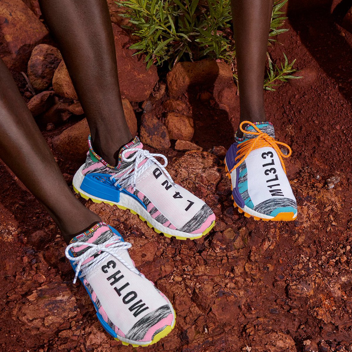 endclothing's tweet photo. .@adidasoriginals x @Pharrell Afro Pack (Hu &amp; NMD). Launching at END. Saturday August 18th. #adidasoriginals #pharrell https://t.co/EIHB8dulfa