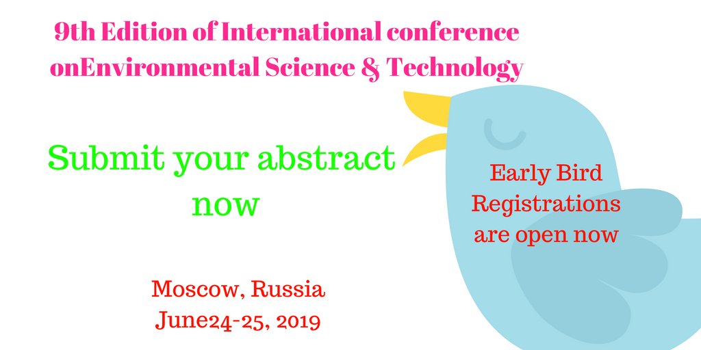 GilesZara's tweet image. For more speakers  and for more updates of the conference: environmentalscience.euroscicon.com        
Abstract submissions are open now,book your slots as soon as possible #environmentalscience #climatechange #environmentalscienceconference #moscow #russia