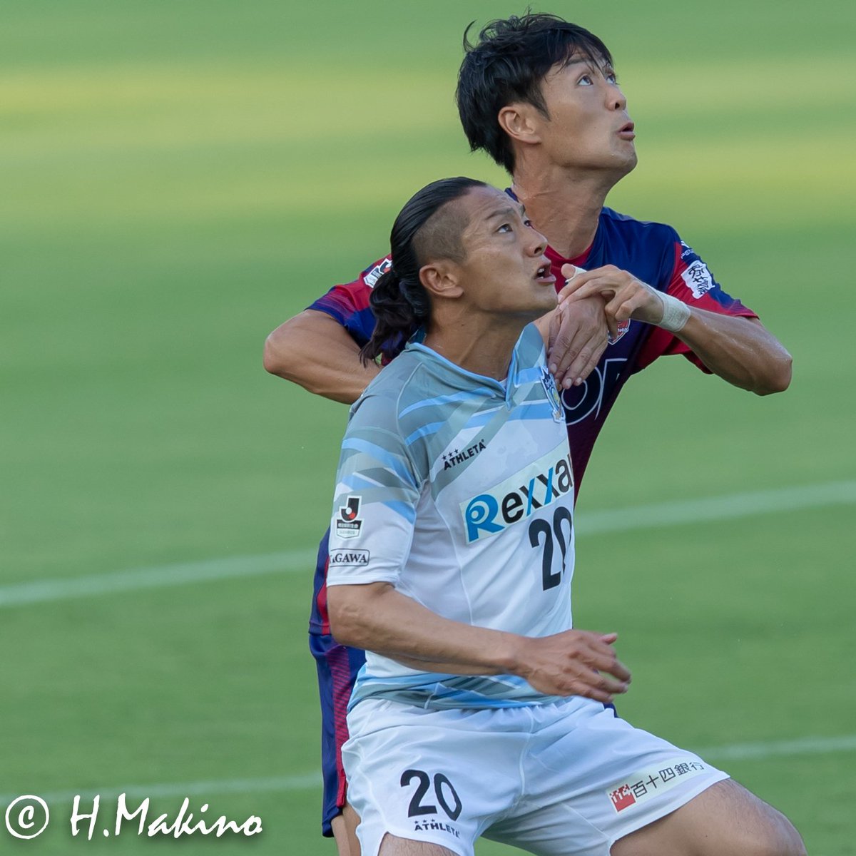 ট ইট র H Makino 瀬戸大橋ダービー 増田繁人選手と原一樹選手 ファジアーノ岡山 増田繁人 カマタマーレ讃岐 原一樹