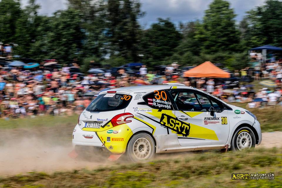 OpensTightens's tweet photo. #Lithuania #RokiškisRally Review

Was nice to see in action again (after more than 1 year off scene) former @FIAERC event winner @ralfssirmacis driving a @ASRTRallyteam's #208R2 
14th O/A
3rd #2WD
1st #RC4

Images #ASRT's FB page https://t.co/edv8TXsKRM