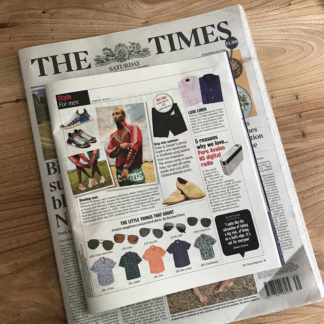 Did you spot us in @thetimesmagazine on Saturday? Featuring our premium linen shirts? 

#spotted #linenshirts #press #Europeanlinen #linen #thetimes #newspaper