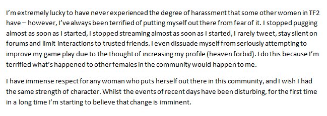 Too long for twitter but wanted to say it anyway.