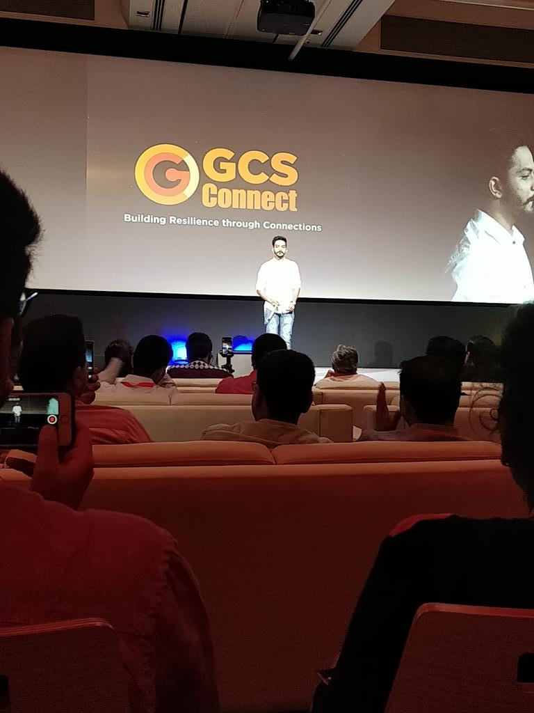 kukreja_sarita's tweet image. Third speaker...Ankush Jain The beatboxer...#GCSConnect