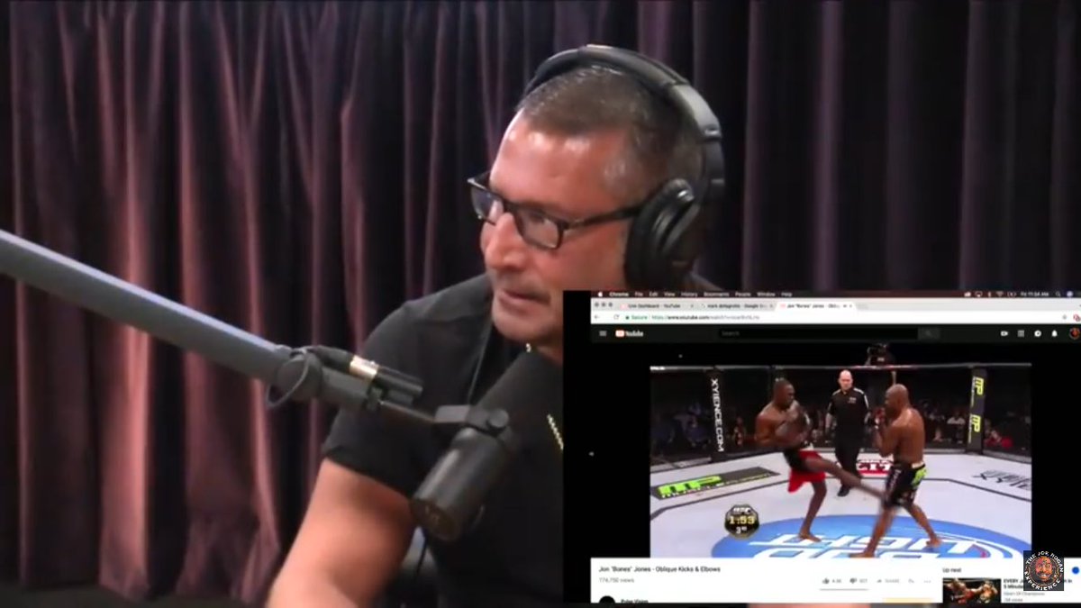 ChungFKennedy's tweet photo. Just listening to the most recent episode of @JREpodcast at work and saw my @JonnyBones video pulled up by @JamieVernon @joerogan
#imadeitma
#PulseVision https://t.co/YcHRlGlp3r