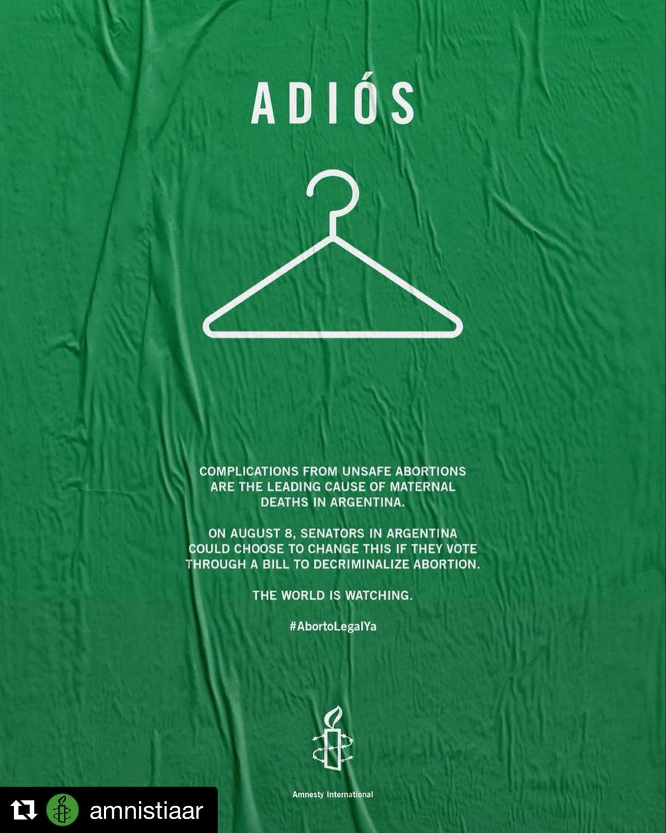 yanisenshi's tweet image. Argentina, el mundo te está mirando. #AbortoLegalYa💚
@senadoargentina voten a favor de las mujeres. #QueSeaLey
Contratapa del 📰 @nytimes de hoy. 
#amnestyaction #abortolegal #senadoresquesealey #mareaverde