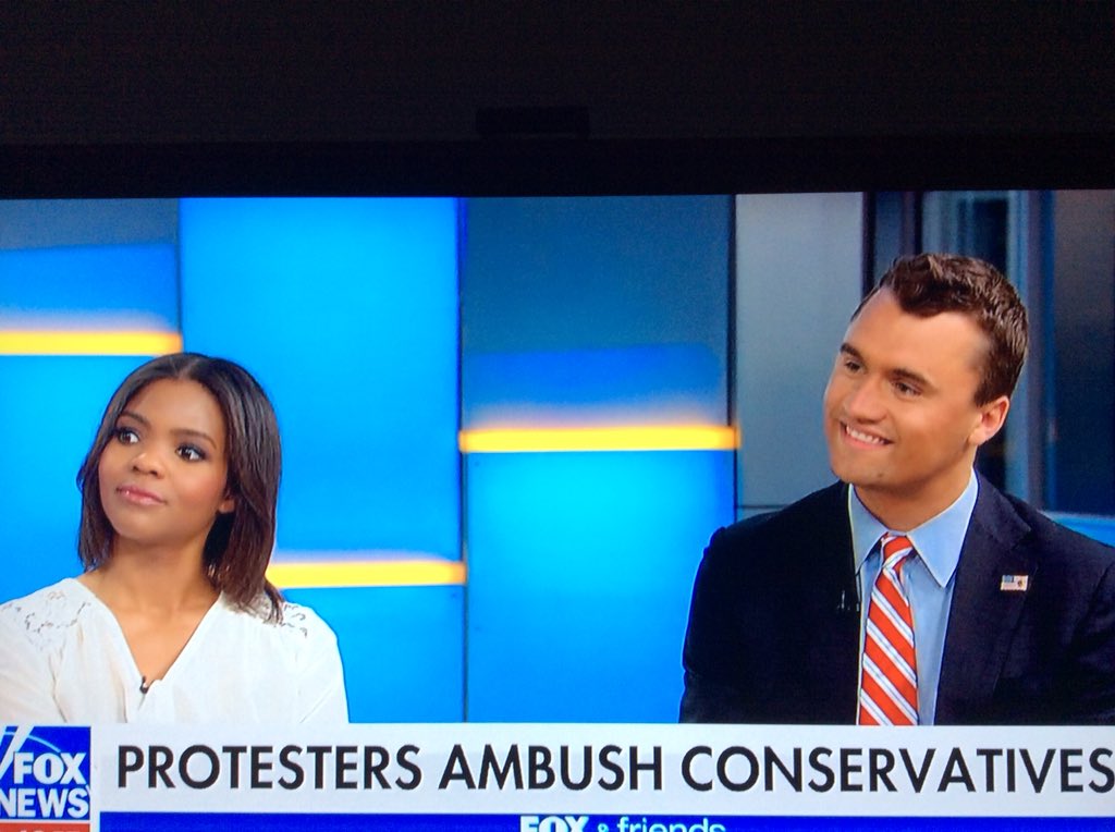 usangl's tweet photo. #ElectionDay
@charliekirk11 @RealCandaceO ambushed during their Breakfast Monday morning in Philly by Antifa and George Soros followers. Maxine Waters directed her followers to not allow conservatives to be seen anywhere or to be able to do anything. https://t.co/LUws7nIEO8