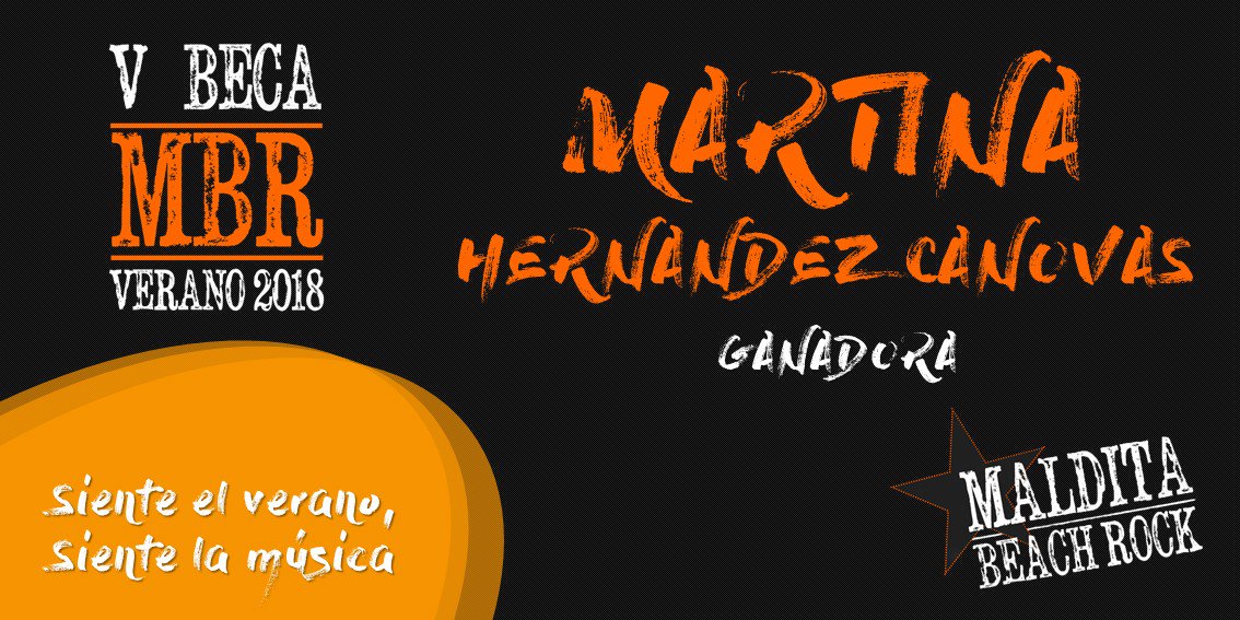 ¡Martina! Con este vídeo ha ganado la #BecaMBR2018

Esperamos que disfrutes muchísimo de este regalo. youtube.com/watch?v=9ZgMAp…