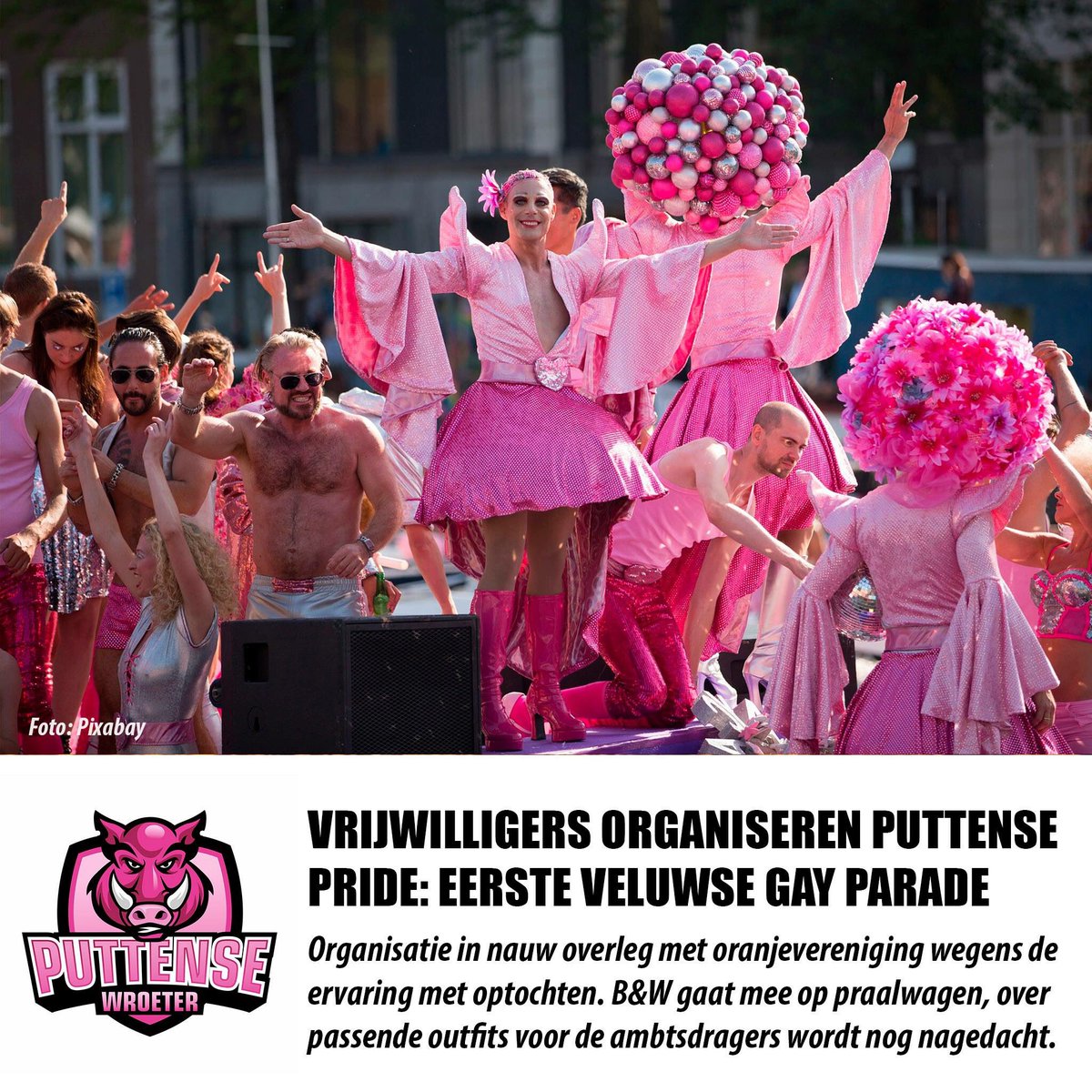 Eerste veluwse #gayparade #putten #pride bit.ly/2vpjILZ