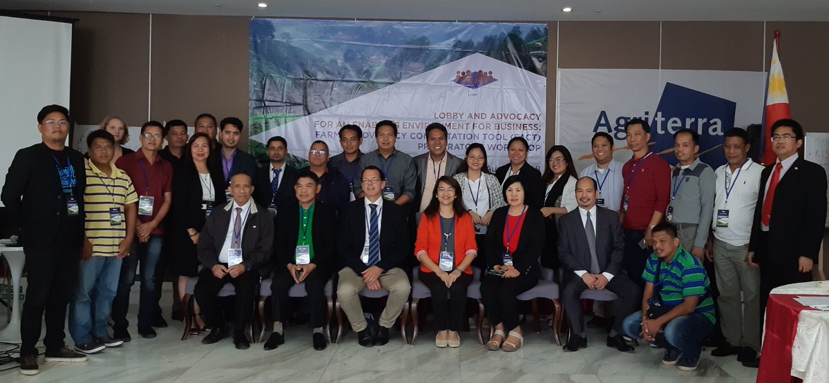 junvirola's tweet photo. Ambitious, competitive, biz-oriented @Agriterra agri coop clients in the Phils & Nepal, plus Landbank Fdn, learn FACT to prepare to lobby for enabling environment for farmer-led biz #SIDC #FPSDC #AbrasaMPC #FatimaMPC #LaboPMPC #PATANOM #NACCFL #FACT4Business #AgriCoopLobby https://t.co/cC1q5alty2