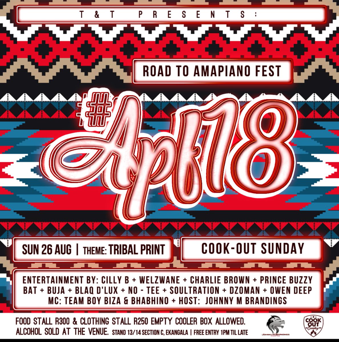_nesterc's tweet image. First Stop Before #APF18
#CookOutSunday 26 August
#RoadToAPF18💃🔥💃🔥💃
#AmaPianoFest 1st September
#BeThereOrBeTold