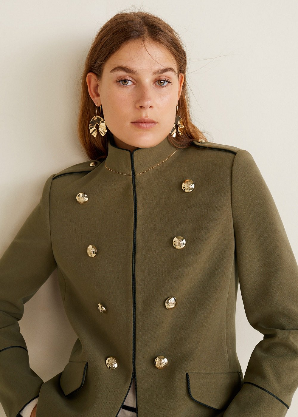 manteau militaire mango