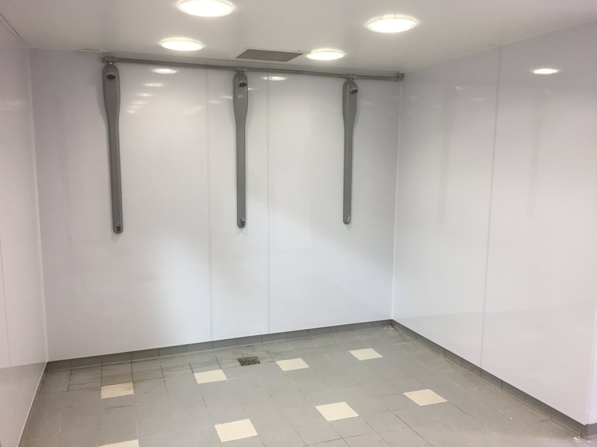 CHC Scotland team are currently undertaking refurbishment works on a swimming pool and shower area for the University of Edinburgh. #teamwork